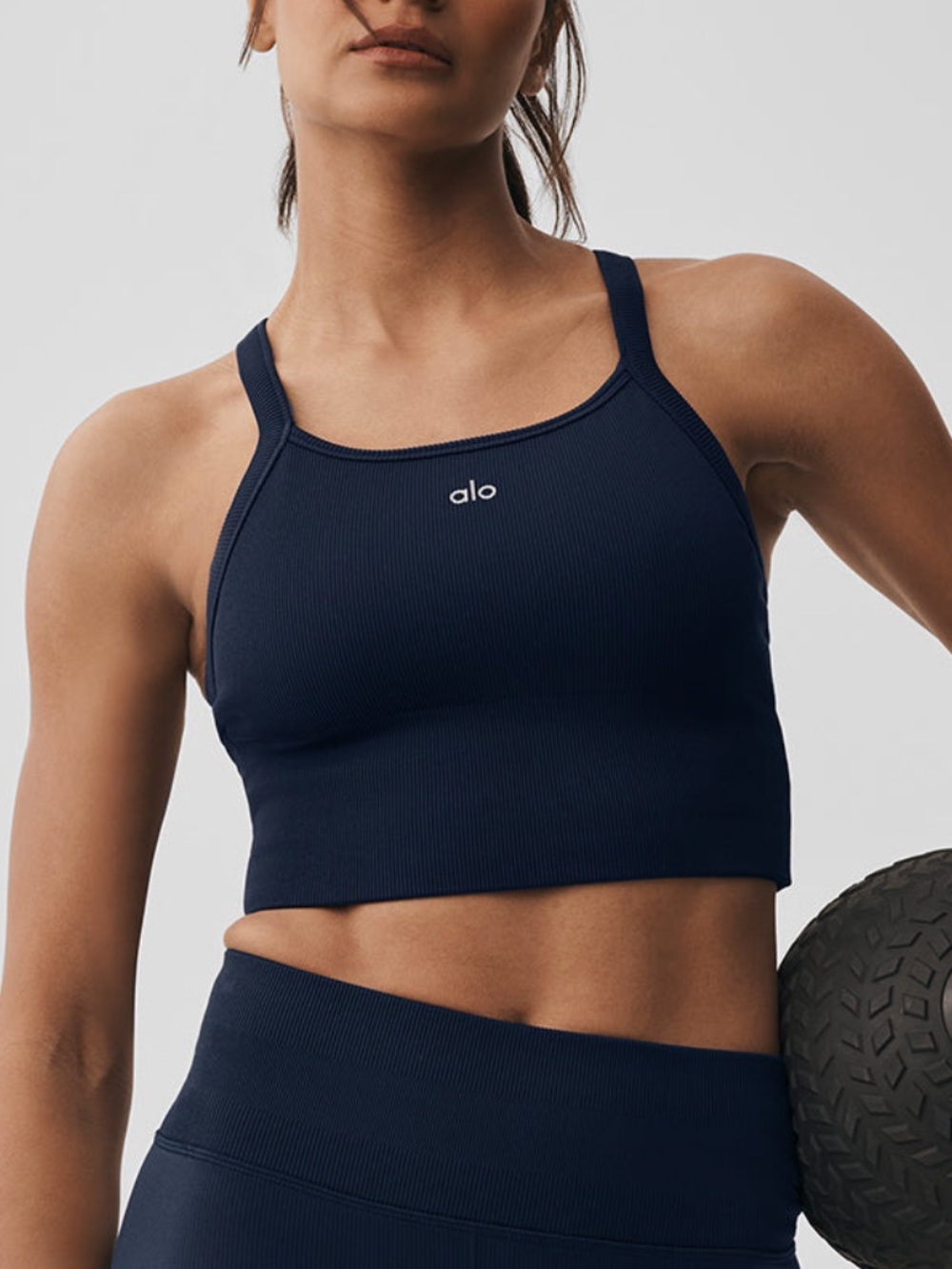 Alo Seamless Ribbed Favorite Bra Tank